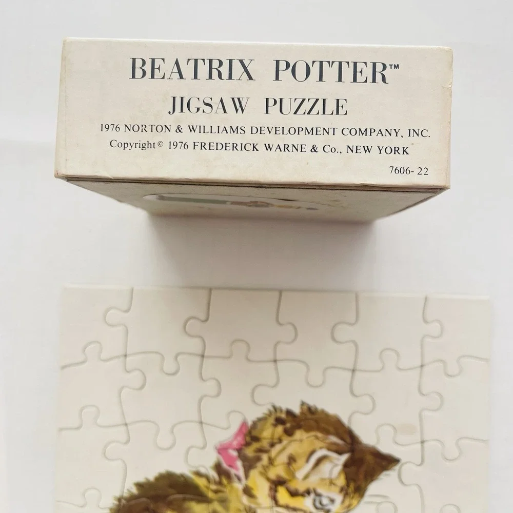 Beatrix Potter Moppet Jeremy Fisher Tom Kitten Jigsaw Puzzles 36 & 100 Pcs Lot 4